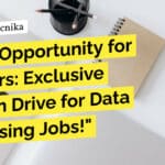 Infosys Freshers Job - Data Processing Jobs