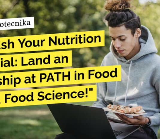 Food Tech Internship - Food Science Internship, Apply Online