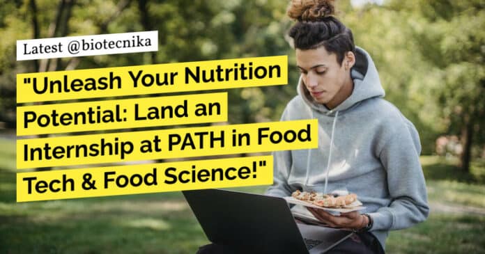 Food Tech Internship - Food Science Internship, Apply Online