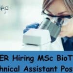 PGIMER Hiring MSc BioTech