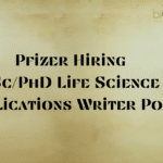 Pfizer Writing Life Sciences Jobs - MSc & PhD Apply Online