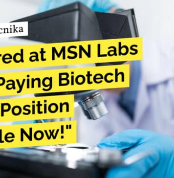 MSN Labs Biotech QA