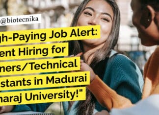 "High-Paying Job Alert: Urgent Hiring for Trainers/Technical Assistants in Madurai Kamaraj University!"