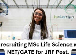 VIT Recruiting Life Science