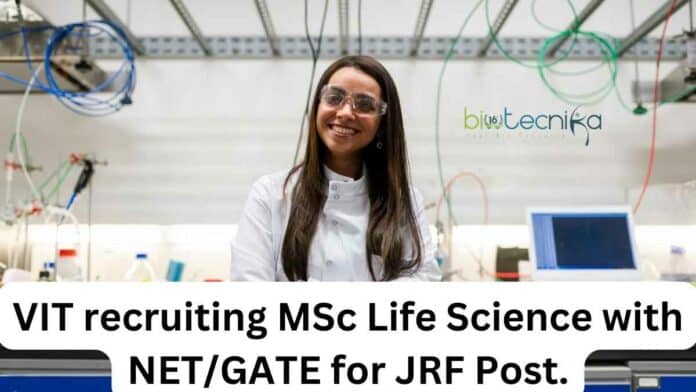 VIT Recruiting Life Science