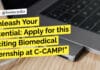 Unleash Your Potential: Apply for this Exciting Biotechnology Internship at C-CAMP! Biotech Intern C-CAMP Institutional Biomedical Innovations Program (CIBIP)