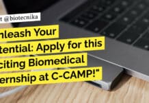 Unleash Your Potential: Apply for this Exciting Biotechnology Internship at C-CAMP! Biotech Intern C-CAMP Institutional Biomedical Innovations Program (CIBIP)