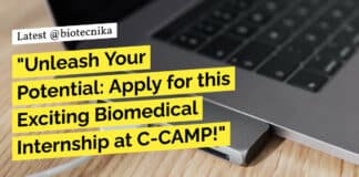 Biotech Intern C-CAMP Institutional Biomedical Innovations Program (CIBIP)
