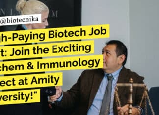 "High-Paying Biotech Job Alert: Join the Exciting Biochem & Immunology Project at Amity University!"