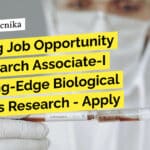 Research Associate Biological Sciences Job at NII
