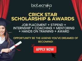 Crick Star Scholarship & Award