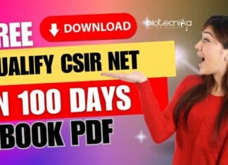 Qualify CSIR NET in 100 Days