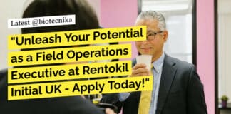 "Unleash Your Potential as a Field Operations Executive at Rentokil Initial UK - Apply Today!"