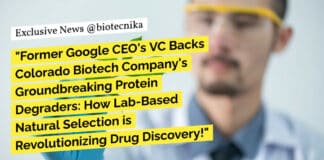 "Former Google CEO's VC Backs Colorado Biotech Company's Groundbreaking Protein Degraders: How Lab-Based Natural Selection is Revolutionizing Drug Discovery!"