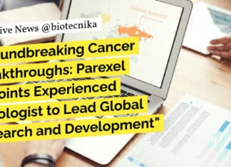 "Groundbreaking Cancer Breakthroughs: Parexel Appoints Experienced Oncologist to Lead Global Research and Development"