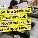Freshers Job at Novotech - Life Sciences