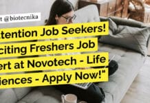 Attention Job Seekers! Exciting Freshers Job Alert at Novotech – Life Sciences – Apply Now! Freshers Job at Novotech - Life Sciences