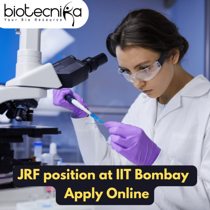 JRF position at IIT Bombay