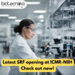 Applications Invited For The Position of SRF at ICMR-NIIH – Apply Now ICMR-NIIH SRF Job