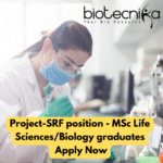Project SRF Position at RCB Faridabad – MSc Life Sciences & Biology Apply project