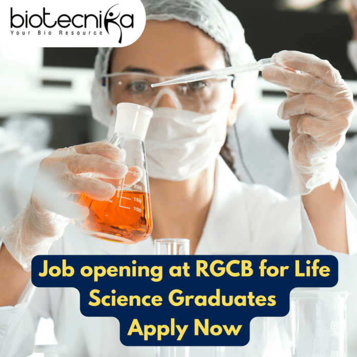 Project Associate-I position at RGCB