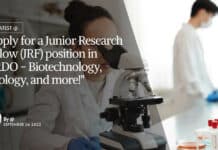 Apply for a Junior Research Fellow (JRF) position in DRDO Funded Project – Biotechnology, Zoology, and more! JRF Job at Pachhunga University College - Applications Invited