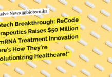 ReCode Therapeutics Raises $50 Million for mRNA Treatment Innovation – Here’s How They’re Revolutionizing Healthcare!” "Biotech Breakthrough: ReCode Therapeutics Raises $50 Million for mRNA Treatment Innovation - Here's How They're Revolutionizing Healthcare!"