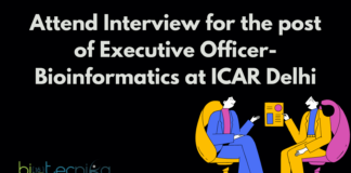 ICAR-IARI Bioinformatics Officer Job