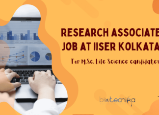 Research Associate For Life Science at IISER Kolkata - Appy Now