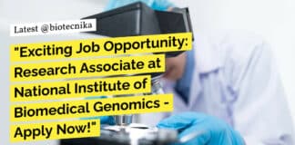 Research Associate at NIBMG - PhD Biology, Comp Bio Apply