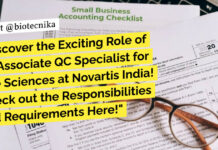 Discover the Exciting Role of an Associate QC Specialist for Life Sciences at Novartis India! Check out the Responsibilities and Requirements Here! Associate QC Specialist For Life Sciences at Novartis India