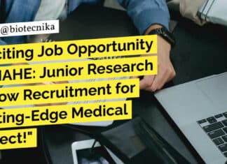 "Exciting Job Opportunity at MAHE: Junior Research Fellow Recruitment for Cutting-Edge Medical Project!"