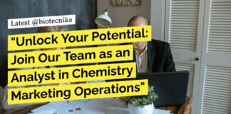 "Unlock Your Potential: Join Our Team as an Analyst in Chemistry Marketing Operations"