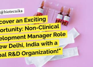 "Discover an Exciting Opportunity: Non-Clinical Development Manager Role in New Delhi, India with a Global R&D Organization!"