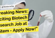 Breaking News: Exciting Biotech Research Job at inStem – Apply Now! "Breaking News: Exciting Biotech Research Job at inStem - Apply Now!"