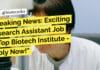 Research Assistant Biotech Amity Institute of Molecular Medicine and Stem Cell Research