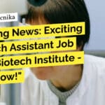 Breaking News: Exciting Research Assistant Job at Top Biotech Institute – Apply Now! Research Assistant Biotech Amity Institute of Molecular Medicine and Stem Cell Research