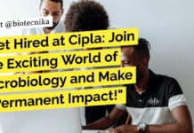 Get Hired at Cipla: Join the Exciting World of Microbiology and Make a Permanent Impact! BSc Vacancies Cipla - Microbiology Apply Online