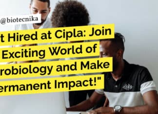 BSc Vacancies Cipla - Microbiology Apply Online