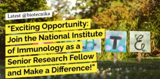 NII Delhi MSc MTech Life Sciences Research Fellow Job - Applications Invited