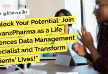 Unlock Your Potential: Join AdvanzPharma as a Life Sciences Data Management Specialist and Transform Patients’ Lives! "Unlock Your Potential: Join AdvanzPharma as a Life Sciences Data Management Specialist and Transform Patients' Lives!"