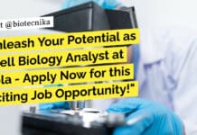 Unleash Your Potential as a Cell Biology Analyst at Cipla – Apply Now for this Exciting Job Opportunity! "Unleash Your Potential as a Cell Biology Analyst at Cipla - Apply Now for this Exciting Job Opportunity!"