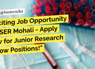 "Exciting Job Opportunity at IISER Mohali - Apply Now for Junior Research Fellow Positions!"
