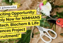 Exciting Opportunity: Apply Now for NIMHANS Biotech, Biochem & Life Sciences Project Recruitment! NIMHANS Biotech Biochem & Life Sciences Project Recruitment - Apply Now!