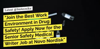 "Join the Best Work Environment in Drug Safety! Apply Now for the Senior Safety Medical Writer Job at Novo Nordisk"