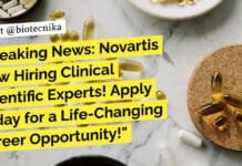 Breaking News: Novartis Now Hiring Clinical Scientific Experts! Apply Today for a Life-Changing Career Opportunity! Novartis Life Sciences Clinical Scientific Expert Recruitment - Apply Now