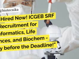 "Get Hired Now! ICGEB SRF Job Recruitment for Bioinformatics, Life Sciences, and Biochem - Apply before the Deadline!"