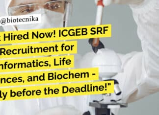 "Get Hired Now! ICGEB SRF Job Recruitment for Bioinformatics, Life Sciences, and Biochem - Apply before the Deadline!"
