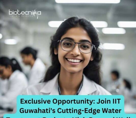 IIT Guwahati MSc Biotech SRF Recruitment