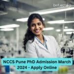 NCCS PhD 2024 Admissions March - Applications Invited